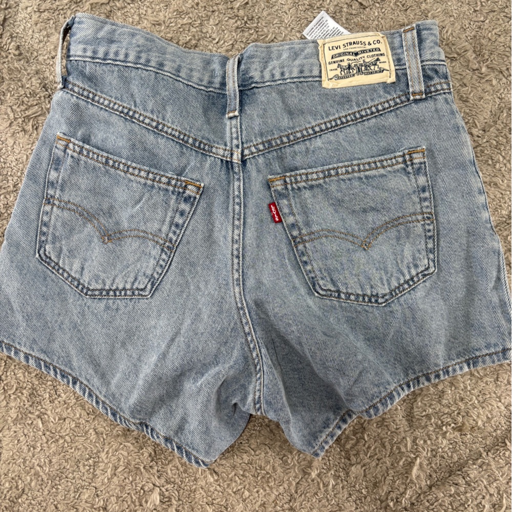 Levi's Blue Jean Shorts 27 mom shorts